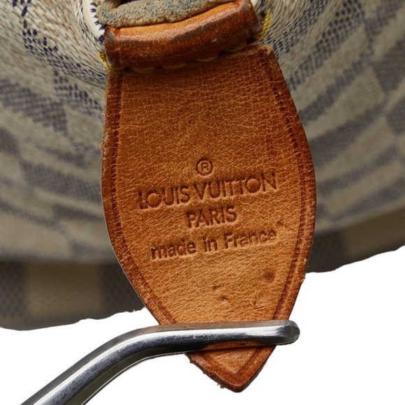 Louis Vuitton Damier Azur Saleya MM Tote Bag Shoulder N51185 White PVC Leathe... - Picture 9 of 11
